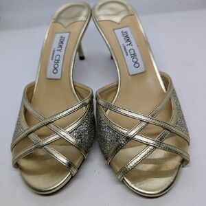 Jimmy Choo Open Toe Heels Size 6 (US)